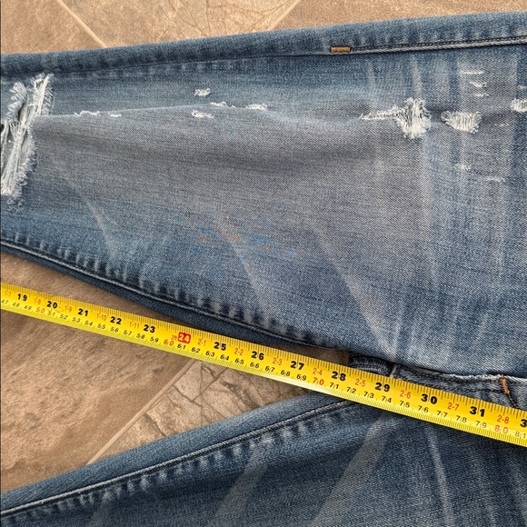 True Religion Halle mid rise super skinny Light Blue Distressed Skinny Jeans 27 - Picture 7 of 16